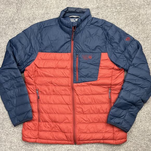 Mountain Hardwear Jacket Mens Large Puffer Down Shield 650 Full Zip Coat - Picture 1 of 11